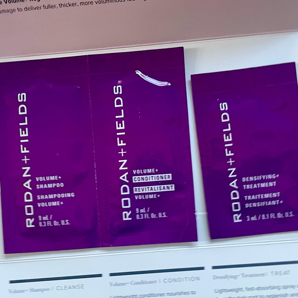 Rodan + Fields Volume Hair Care Sample
